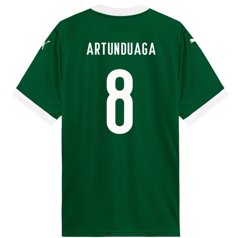 Danxen Heren Grover Artunduaga #8 Groen Wit Thuisshirt Thuistenue 2025/26 T-Shirt
