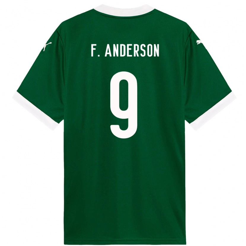 Danxen Heren Felipe Anderson #9 Groen Wit Thuisshirt Thuistenue 2025/26 T-Shirt