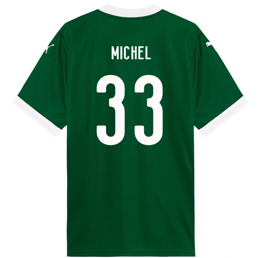 Danxen Heren Michel #33 Groen Wit Thuisshirt Thuistenue 2025/26 T-Shirt