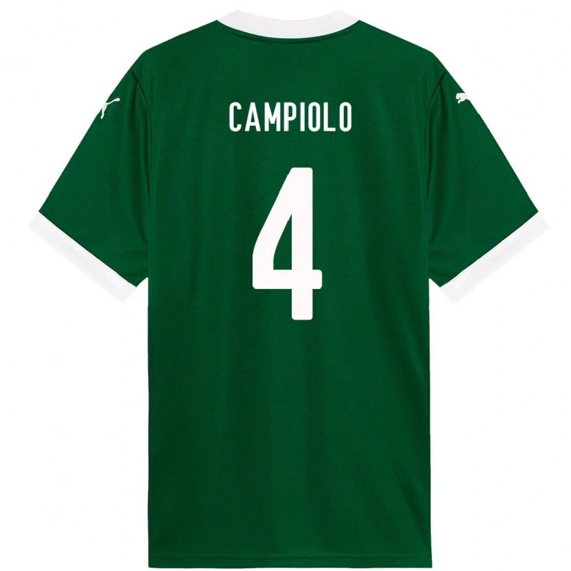 Danxen Heren Giovanna Campiolo #4 Groen Wit Thuisshirt Thuistenue 2025/26 T-Shirt