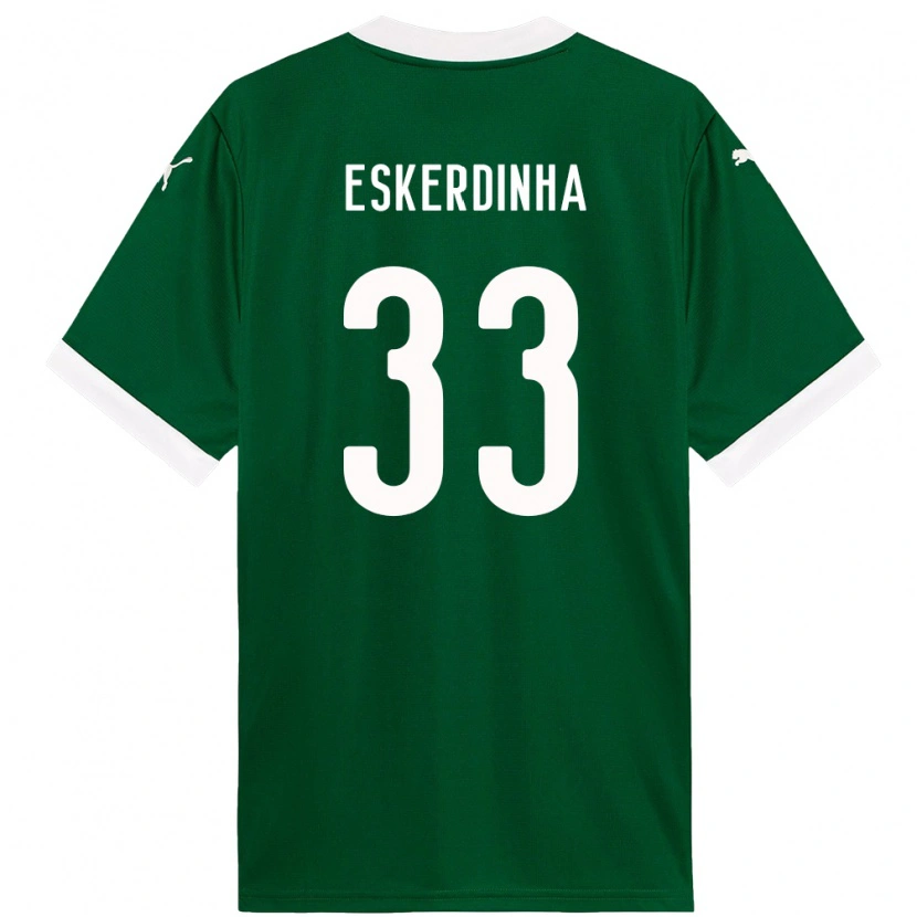 Danxen Heren Eskerdinha #33 Groen Wit Thuisshirt Thuistenue 2025/26 T-Shirt