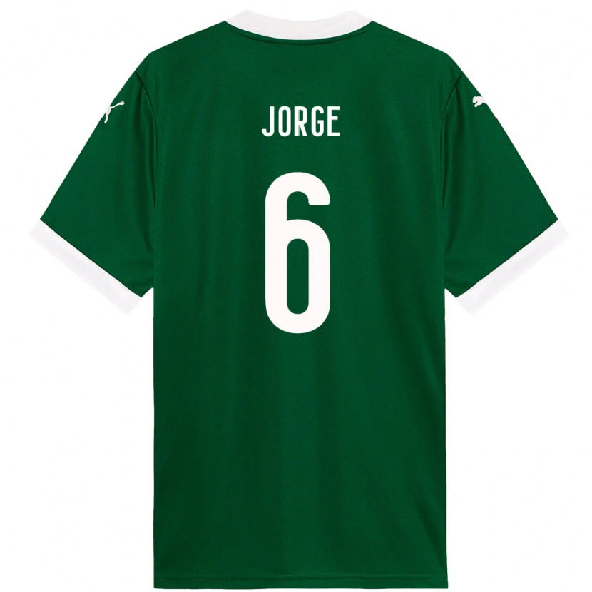 Danxen Heren Jorge #6 Groen Wit Thuisshirt Thuistenue 2025/26 T-Shirt