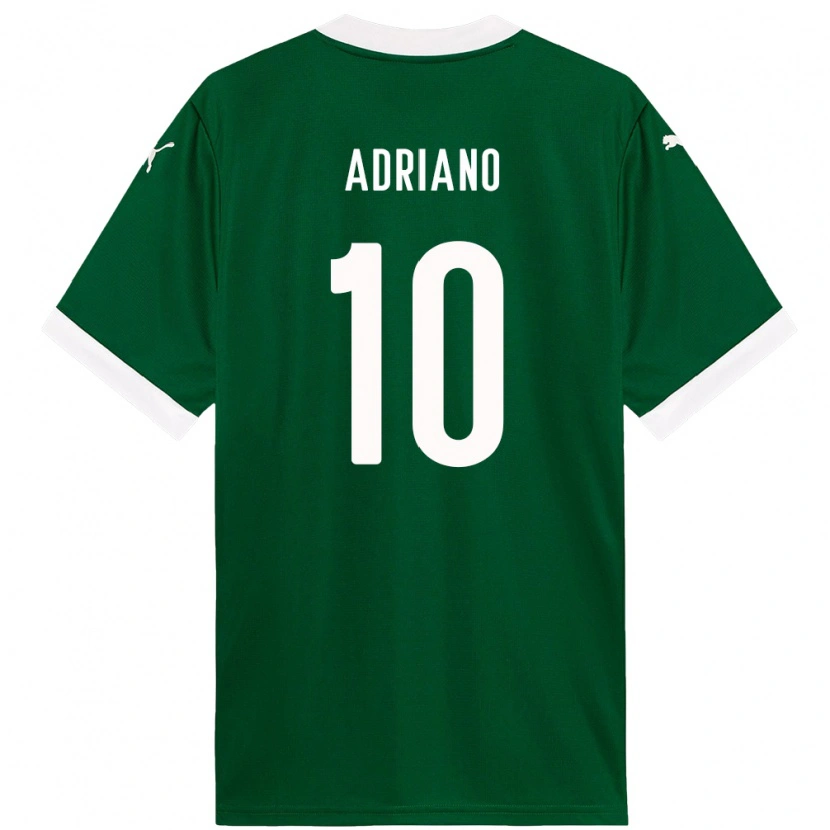 Danxen Heren Luiz Adriano #10 Groen Wit Thuisshirt Thuistenue 2025/26 T-Shirt