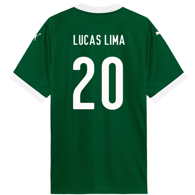 Danxen Heren Lucas Lima #20 Groen Wit Thuisshirt Thuistenue 2025/26 T-Shirt