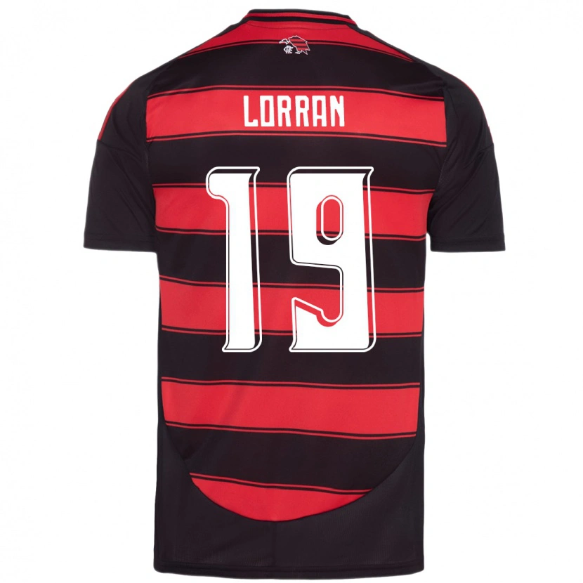 Danxen Heren Lorran #19 Rood Zwart Thuisshirt Thuistenue 2025/26 T-Shirt