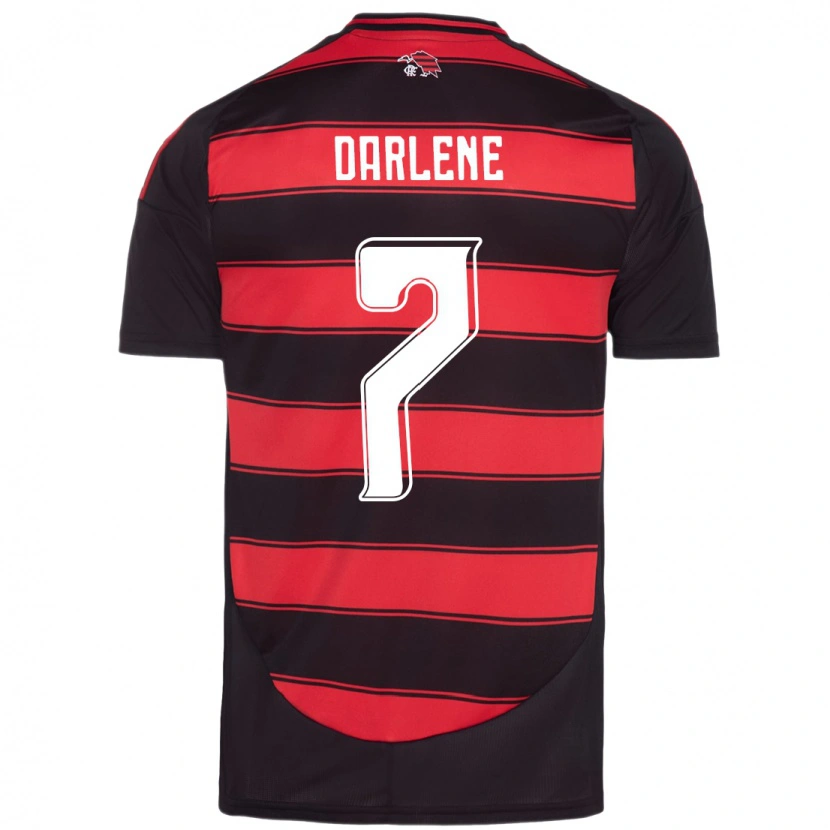 Danxen Heren Darlene #7 Rood Zwart Thuisshirt Thuistenue 2025/26 T-Shirt