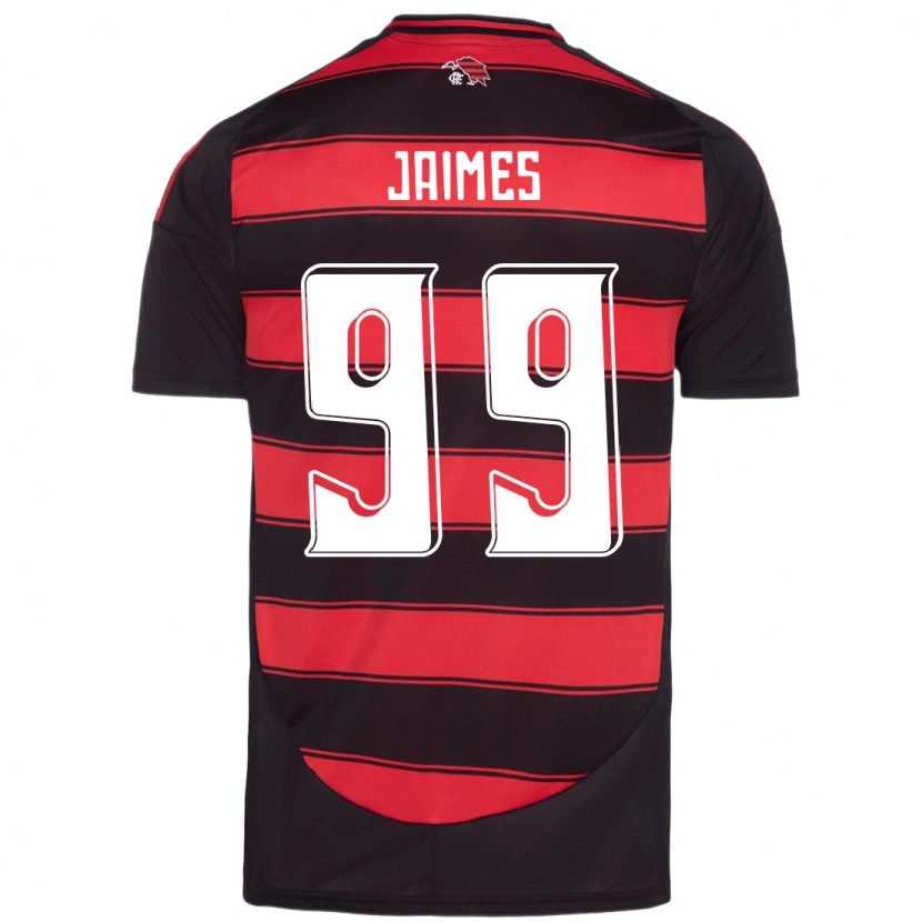 Danxen Heren Sole Jaimes #99 Rood Zwart Thuisshirt Thuistenue 2025/26 T-Shirt