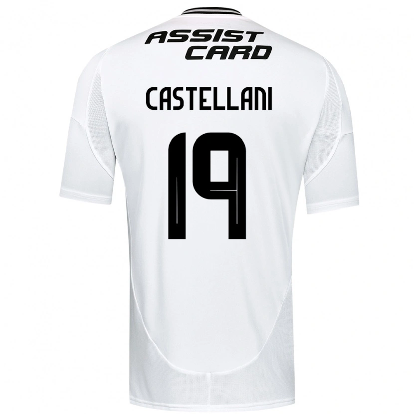 Danxen Heren Gonzalo Castellani #19 Zwart Wit Geel Thuisshirt Thuistenue 2025/26 T-Shirt