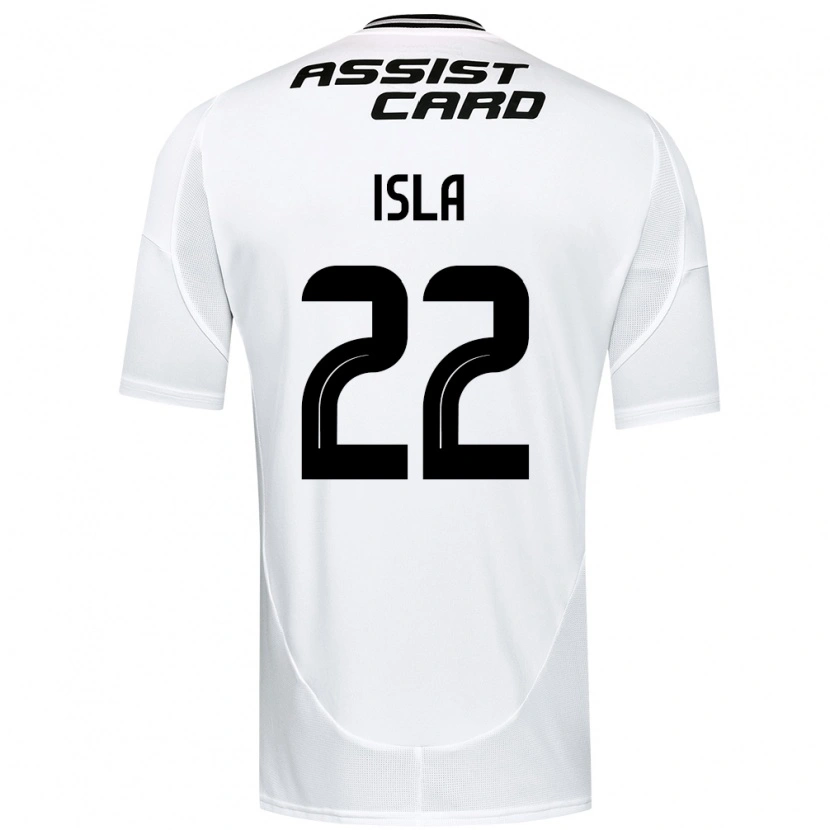 Danxen Heren Mauricio Isla #22 Zwart Wit Geel Thuisshirt Thuistenue 2025/26 T-Shirt