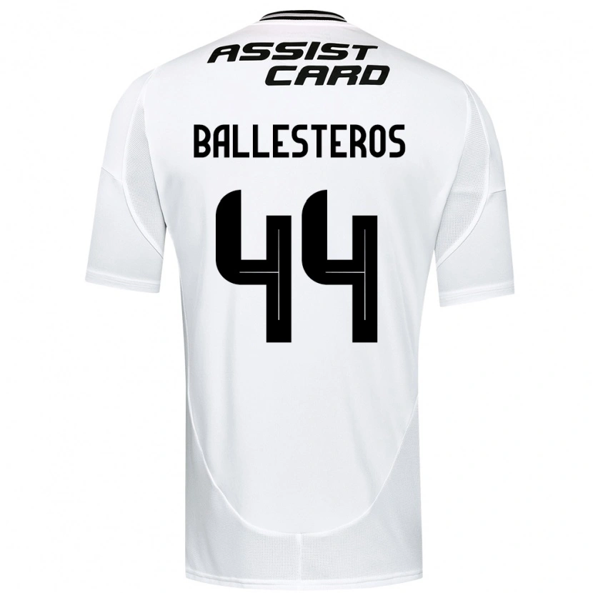 Danxen Heren Martín Ballesteros #44 Zwart Wit Geel Thuisshirt Thuistenue 2025/26 T-Shirt