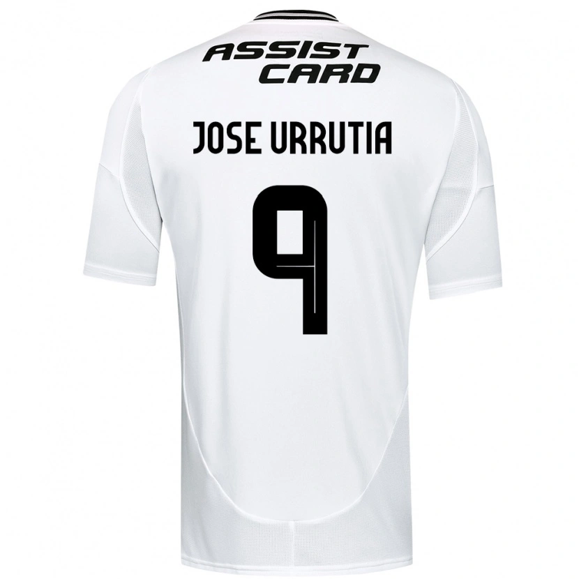Danxen Heren María José Urrutia #9 Zwart Wit Geel Thuisshirt Thuistenue 2025/26 T-Shirt