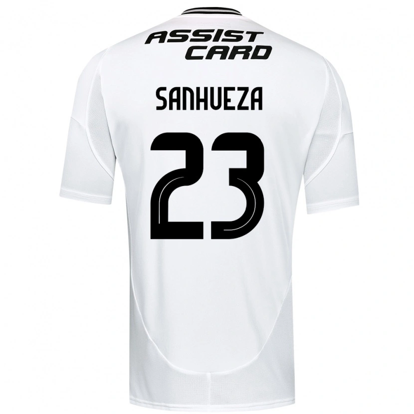 Danxen Heren Nicol Sanhueza #23 Zwart Wit Geel Thuisshirt Thuistenue 2025/26 T-Shirt