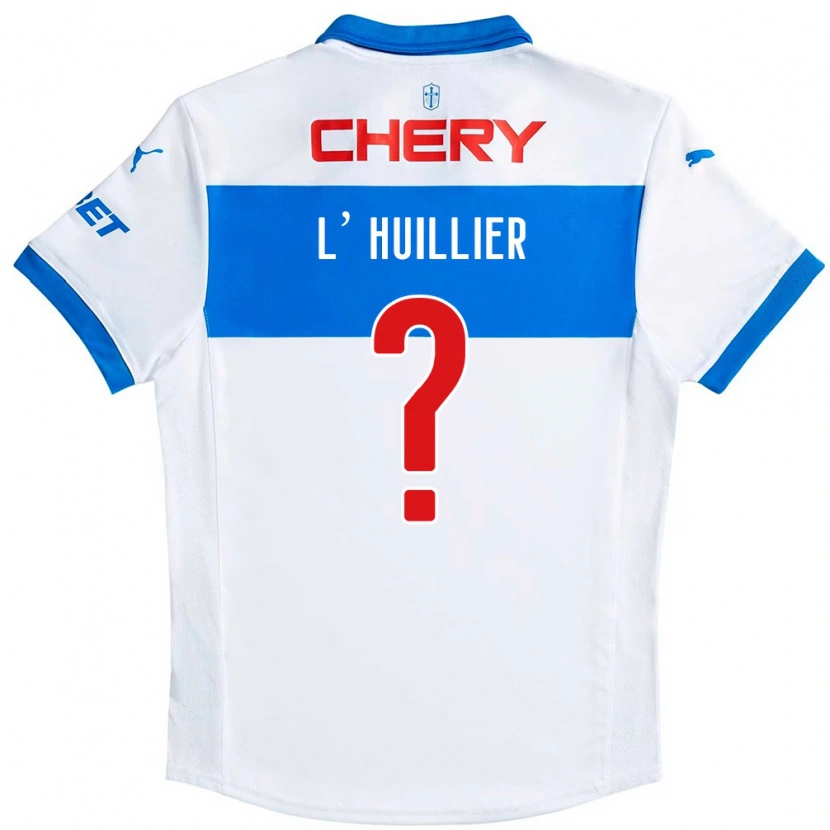 Danxen Heren Nicolás L'huillier #0 Zwart Blauw Thuisshirt Thuistenue 2025/26 T-Shirt