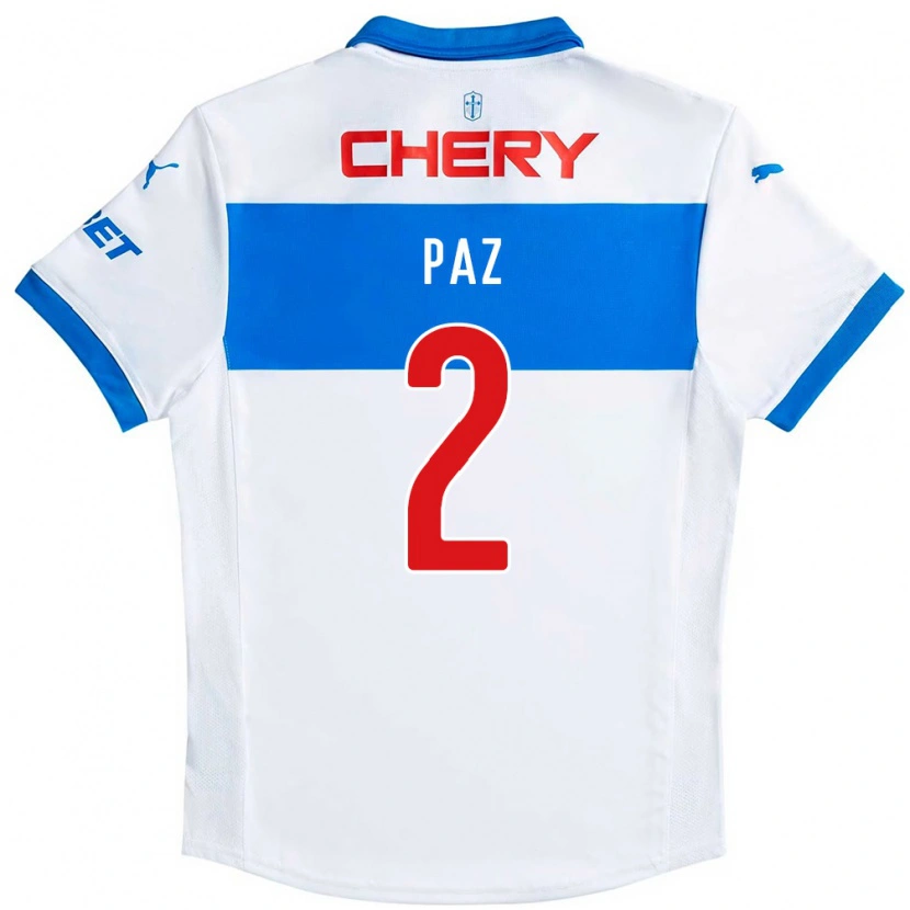 Danxen Heren Nehuen Paz #2 Zwart Blauw Thuisshirt Thuistenue 2025/26 T-Shirt