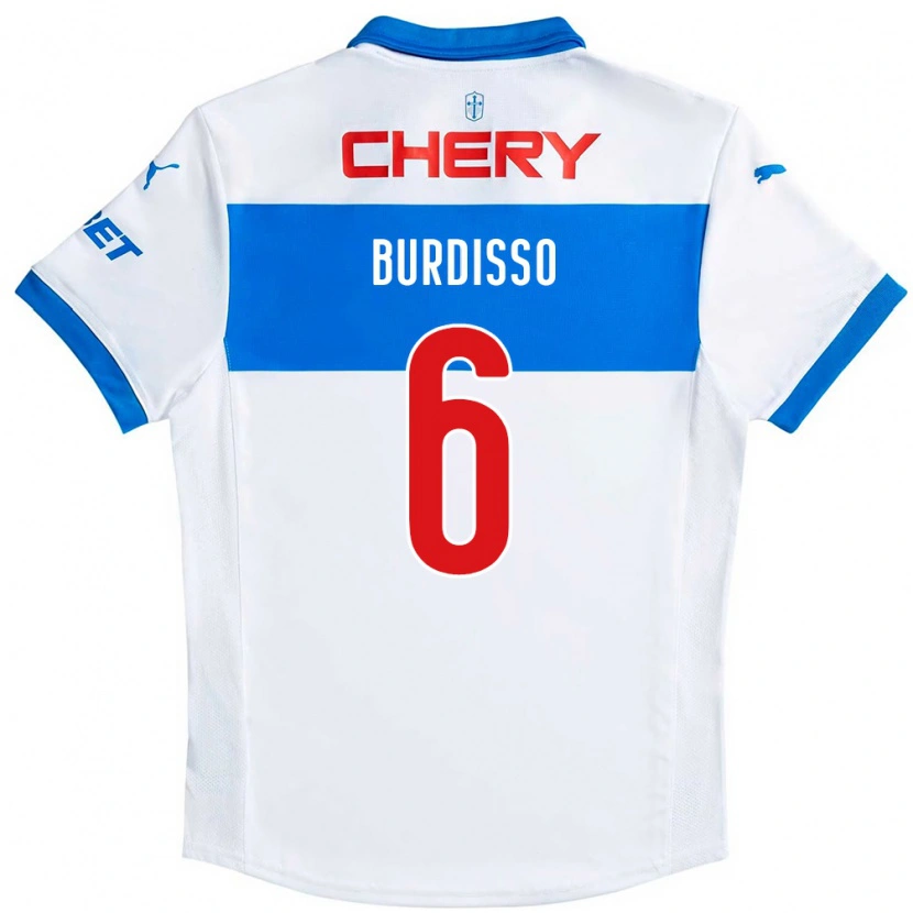 Danxen Heren Guillermo Burdisso #6 Zwart Blauw Thuisshirt Thuistenue 2025/26 T-Shirt