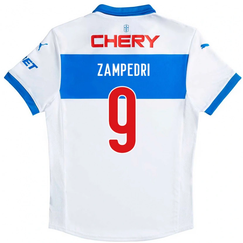 Danxen Heren Fernando Zampedri #9 Zwart Blauw Thuisshirt Thuistenue 2025/26 T-Shirt