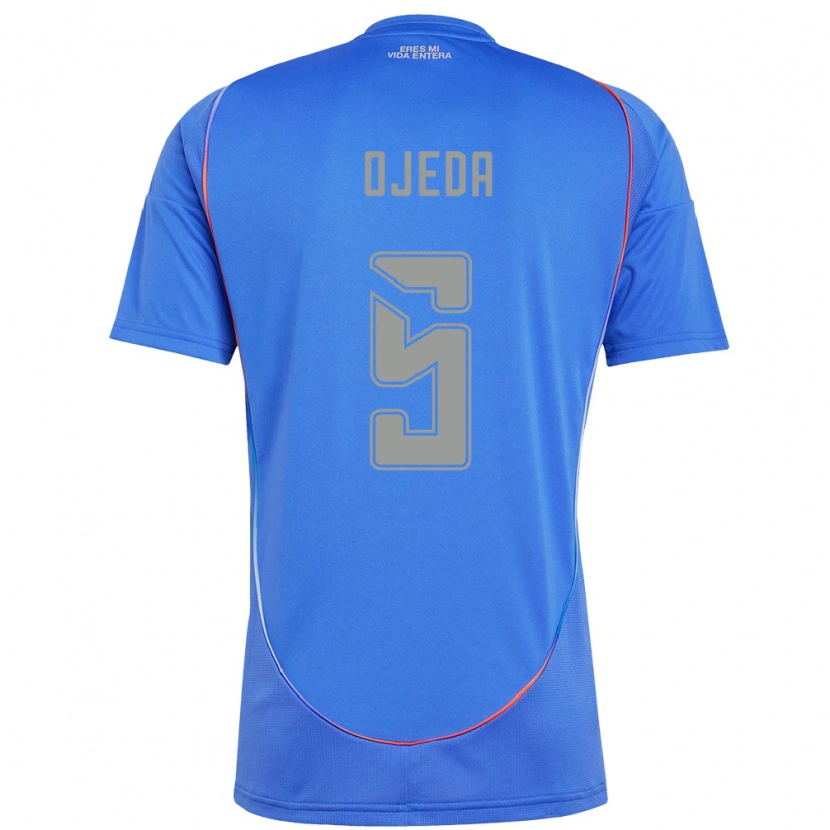 Danxen Heren Emmanuel Ojeda #5 Hemelsblauw Thuisshirt Thuistenue 2025/26 T-Shirt