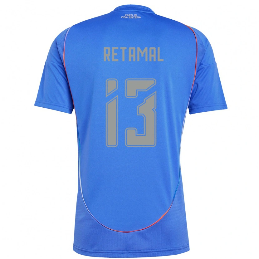Danxen Heren David Retamal #13 Hemelsblauw Thuisshirt Thuistenue 2025/26 T-Shirt