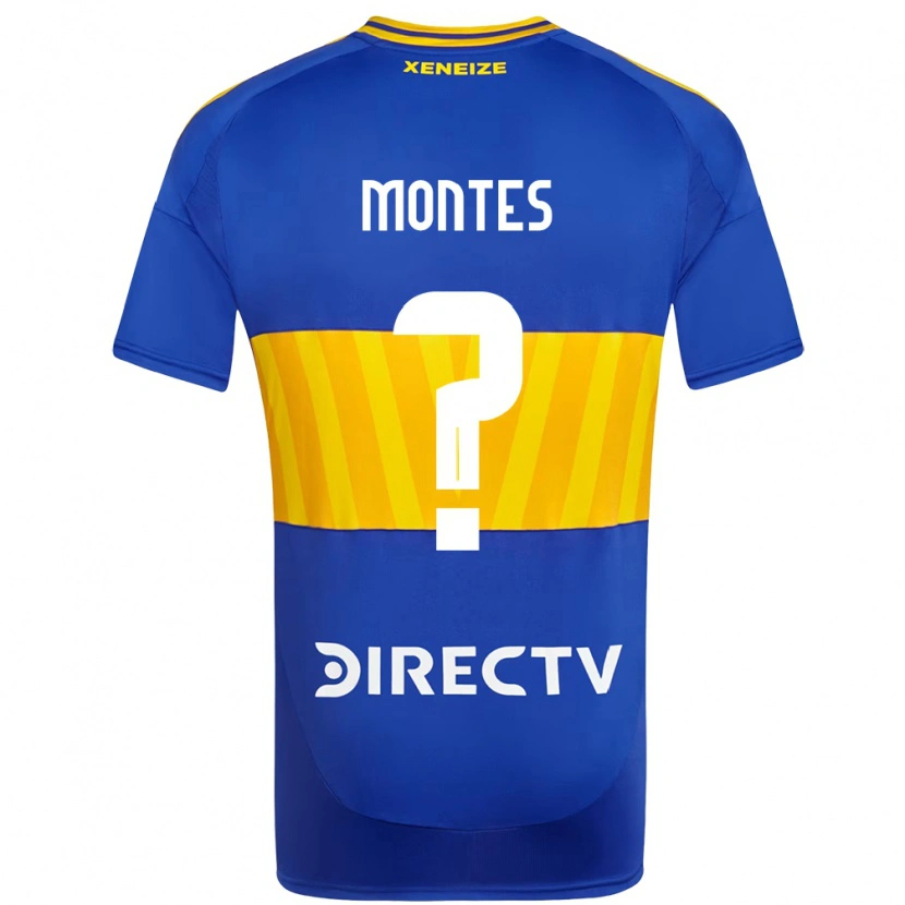 Danxen Heren Rodrigo Montes #0 Koningsblauw Geel Thuisshirt Thuistenue 2025/26 T-Shirt