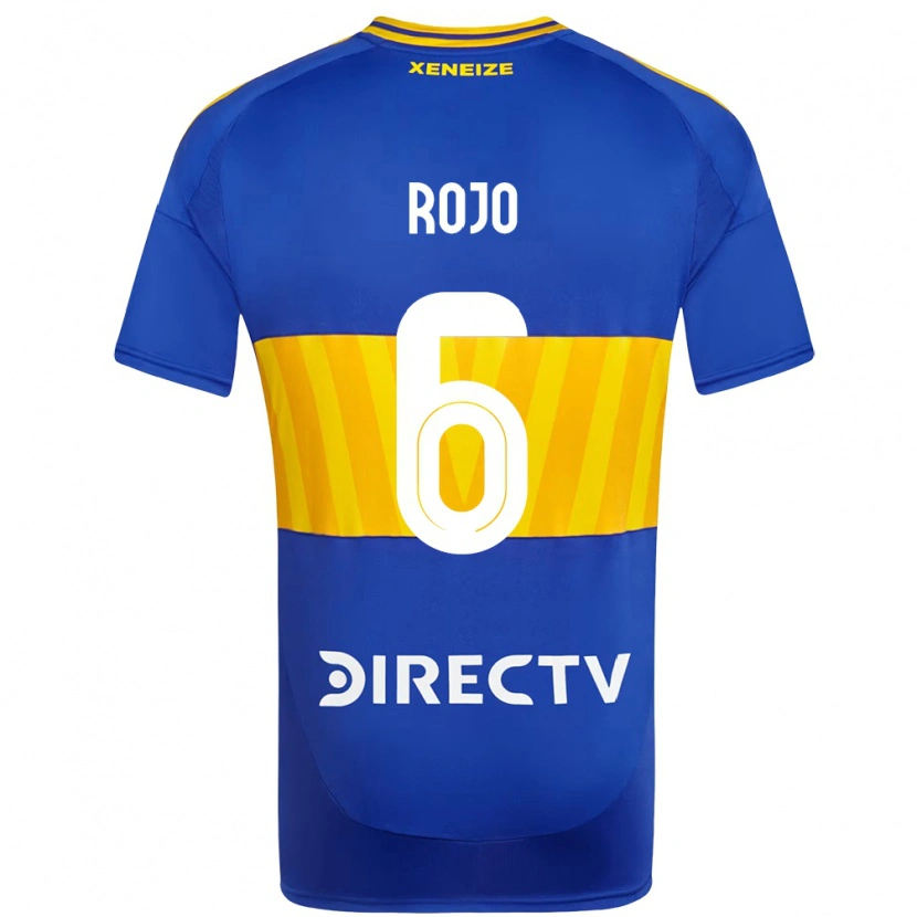 Danxen Heren Marcos Rojo #6 Koningsblauw Geel Thuisshirt Thuistenue 2025/26 T-Shirt