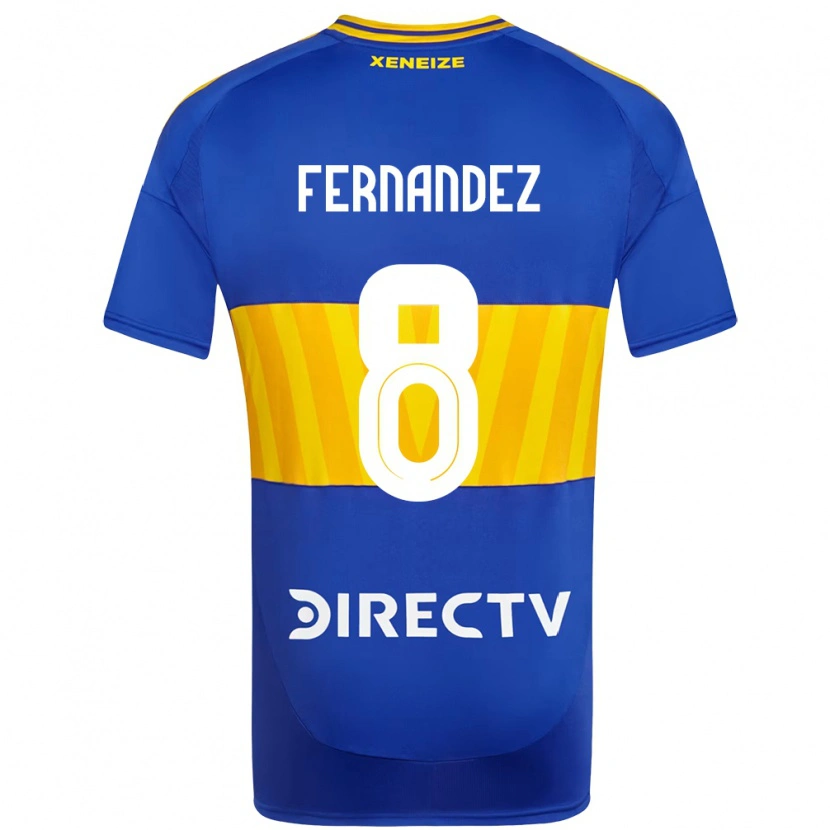Danxen Heren Guillermo Fernandez #8 Koningsblauw Geel Thuisshirt Thuistenue 2025/26 T-Shirt