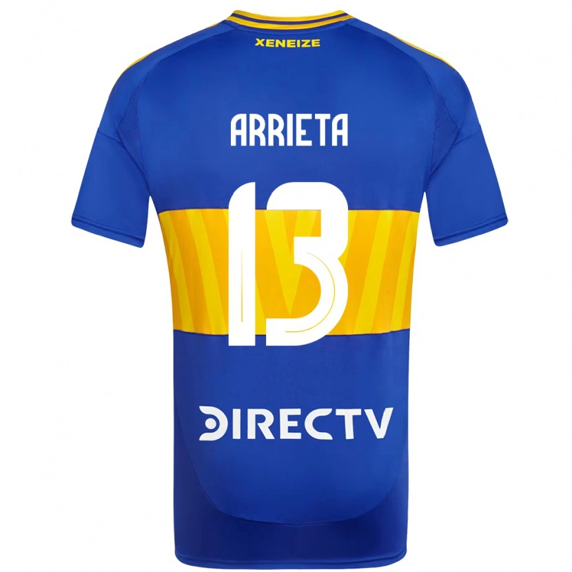 Danxen Heren Thomas Arrieta #13 Koningsblauw Geel Thuisshirt Thuistenue 2025/26 T-Shirt