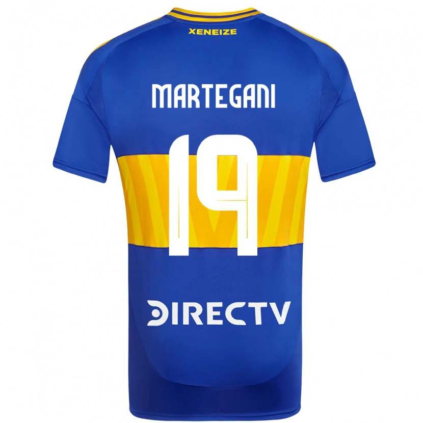 Danxen Heren Agustín Martegani #19 Koningsblauw Geel Thuisshirt Thuistenue 2025/26 T-Shirt
