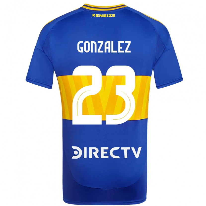 Danxen Heren Diego Gonzalez #23 Koningsblauw Geel Thuisshirt Thuistenue 2025/26 T-Shirt