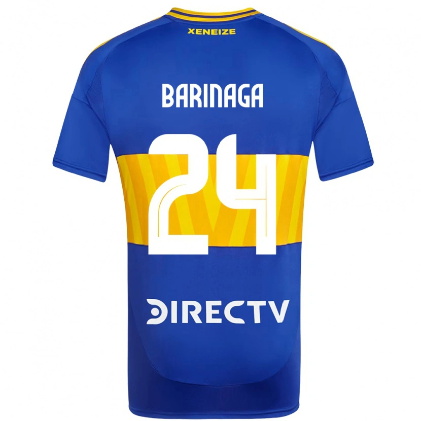 Danxen Heren Juan Barinaga #24 Koningsblauw Geel Thuisshirt Thuistenue 2025/26 T-Shirt