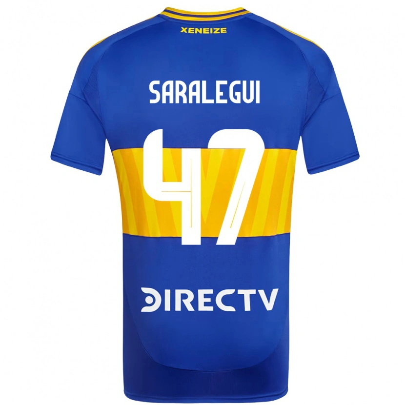 Danxen Heren Jabes Saralegui #47 Koningsblauw Geel Thuisshirt Thuistenue 2025/26 T-Shirt
