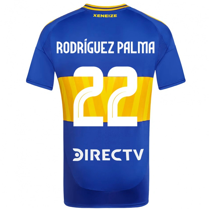 Danxen Heren Joaquina Rodríguez Palma #22 Koningsblauw Geel Thuisshirt Thuistenue 2025/26 T-Shirt
