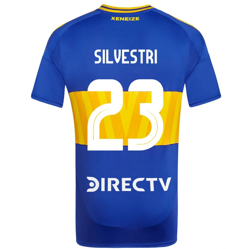 Danxen Heren Delfina Silvestri #23 Koningsblauw Geel Thuisshirt Thuistenue 2025/26 T-Shirt