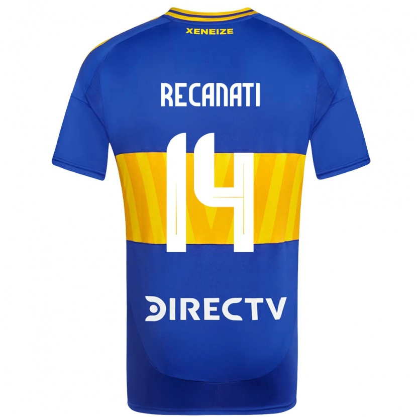 Danxen Heren Bianca Recanati #14 Koningsblauw Geel Thuisshirt Thuistenue 2025/26 T-Shirt