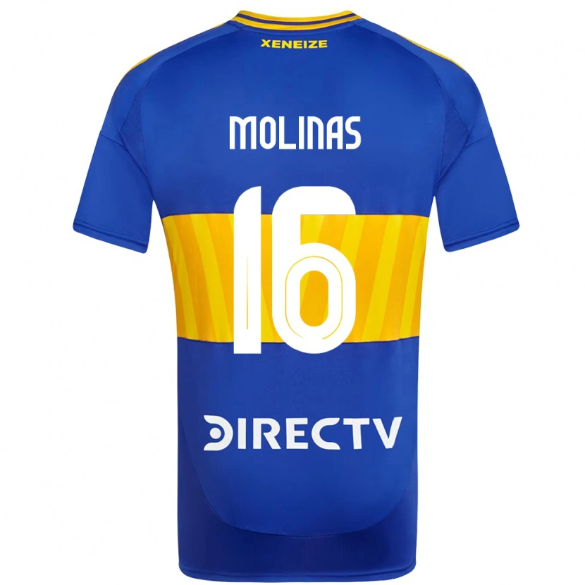 Danxen Heren Aaron Molinas #16 Koningsblauw Geel Thuisshirt Thuistenue 2025/26 T-Shirt