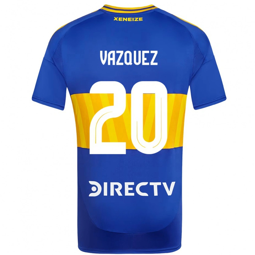 Danxen Heren Constanza Vazquez #20 Koningsblauw Geel Thuisshirt Thuistenue 2025/26 T-Shirt