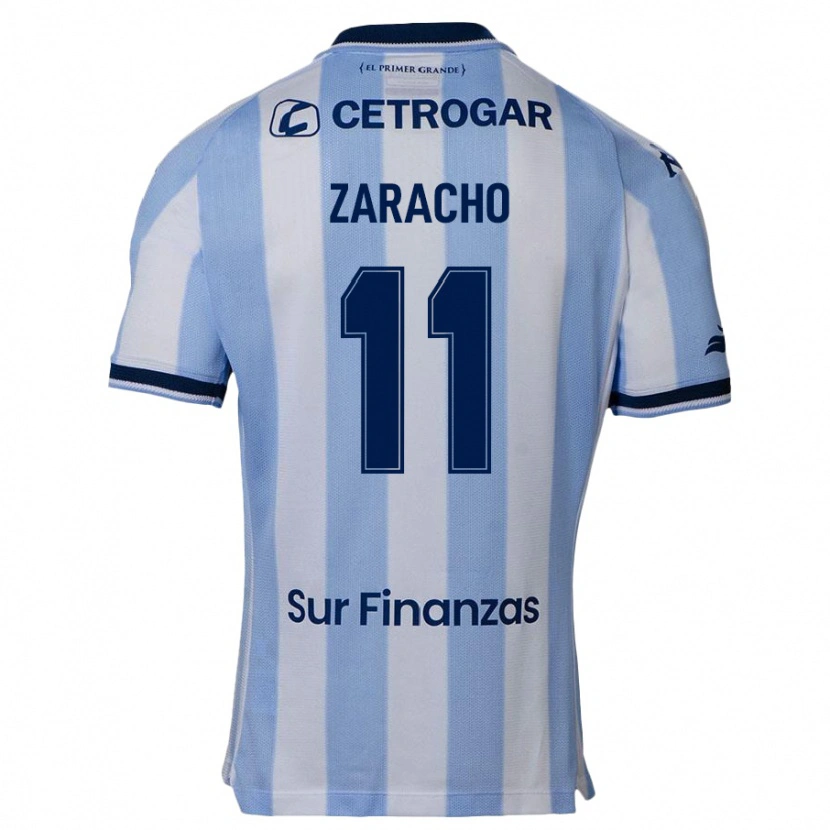 Danxen Heren Matías Zaracho #11 Hemelsblauw Thuisshirt Thuistenue 2025/26 T-Shirt