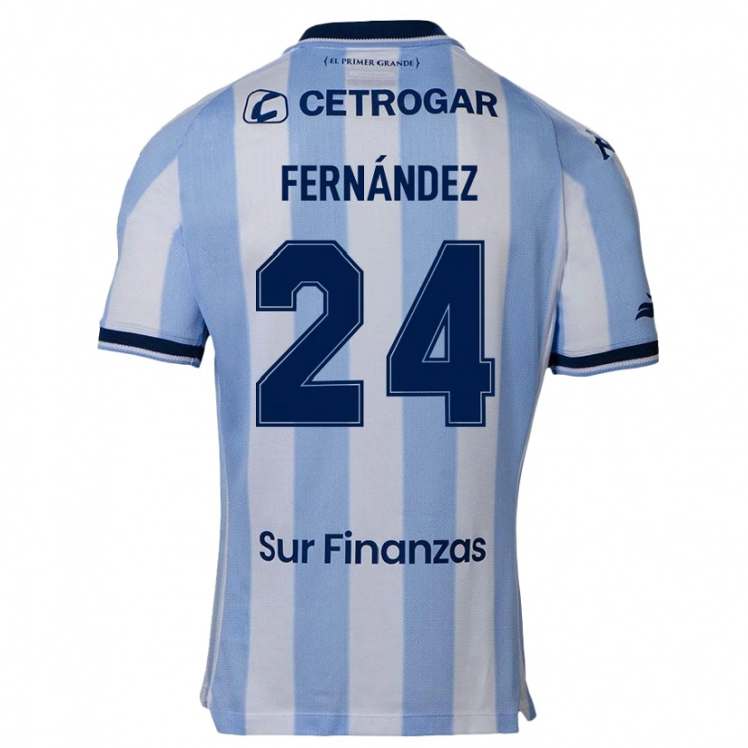 Danxen Heren Adrián Fernández #24 Hemelsblauw Thuisshirt Thuistenue 2025/26 T-Shirt