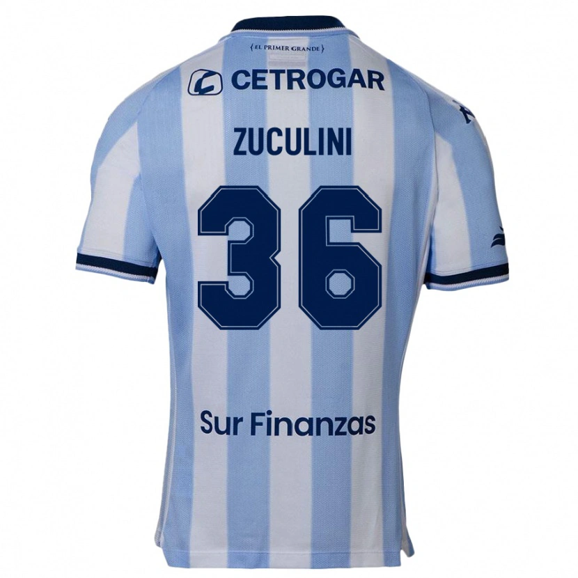 Danxen Heren Bruno Zuculini #36 Hemelsblauw Thuisshirt Thuistenue 2025/26 T-Shirt