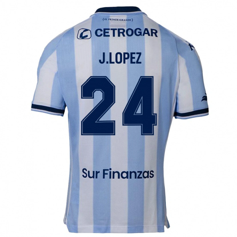 Danxen Heren Julian Lopez #24 Hemelsblauw Thuisshirt Thuistenue 2025/26 T-Shirt