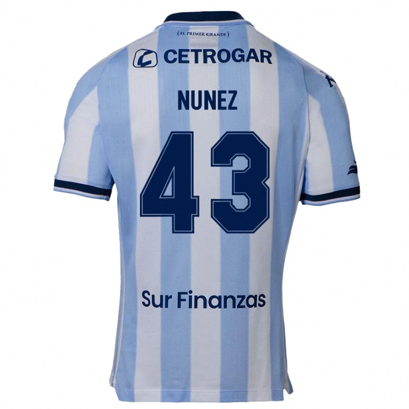 Danxen Heren Lucas Nunez #43 Hemelsblauw Thuisshirt Thuistenue 2025/26 T-Shirt