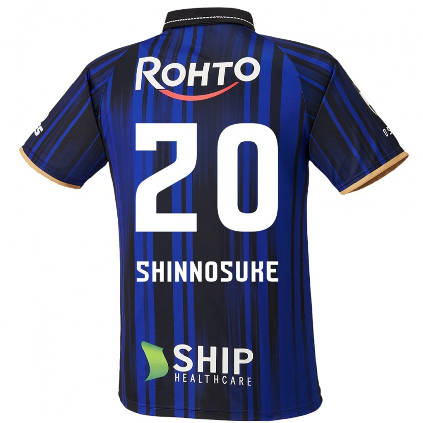 Danxen Heren Shinnosuke Nakatani #20 Blauw Wit Zwart Thuisshirt Thuistenue 2025/26 T-Shirt