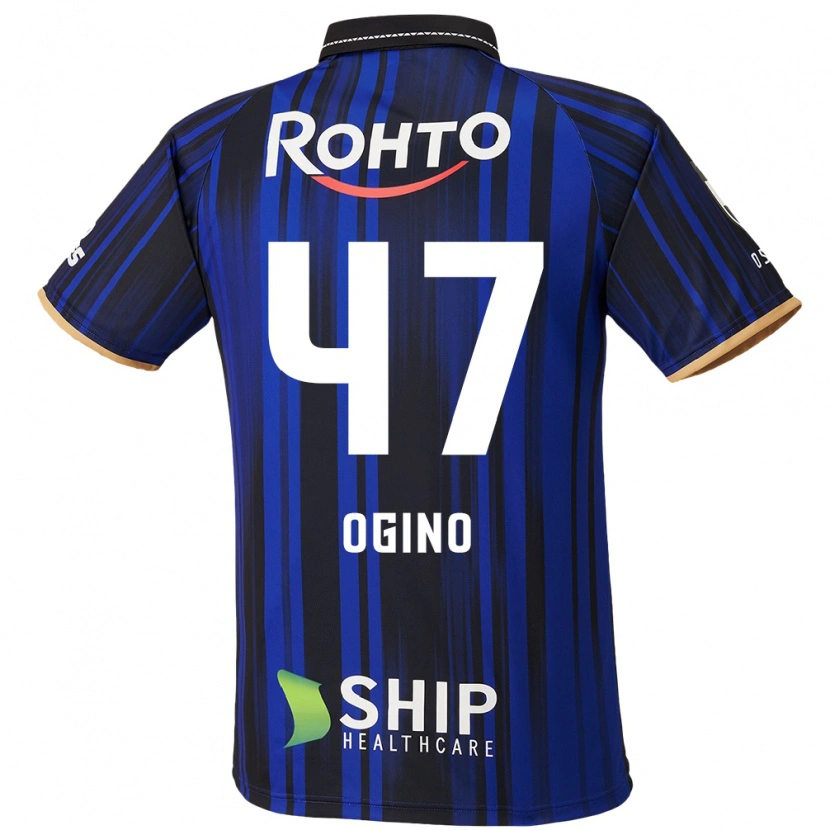Danxen Heren Motonobu Ogino #47 Blauw Wit Zwart Thuisshirt Thuistenue 2025/26 T-Shirt