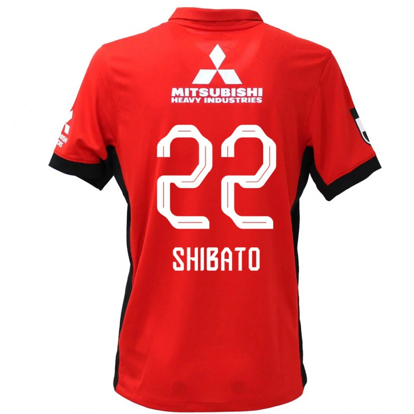 Danxen Heren Kai Shibato #22 Rood Wit Thuisshirt Thuistenue 2025/26 T-Shirt