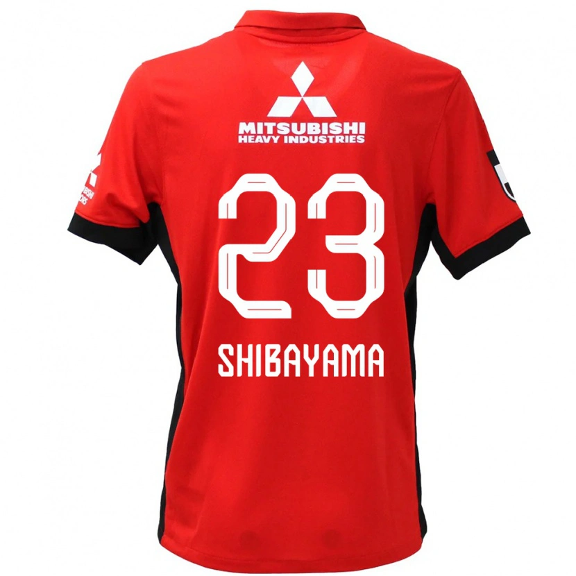 Danxen Heren Fumina Shibayama #23 Rood Wit Thuisshirt Thuistenue 2025/26 T-Shirt