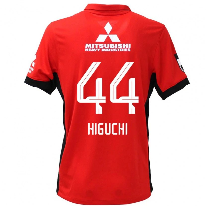 Danxen Heren Yota Higuchi #44 Rood Wit Thuisshirt Thuistenue 2025/26 T-Shirt