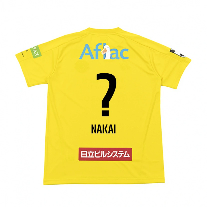 Danxen Heren Yamato Nakai #0 Zwart Geel Thuisshirt Thuistenue 2025/26 T-Shirt
