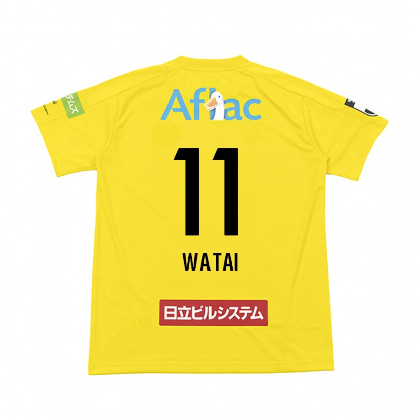 Danxen Heren Masaki Watai #11 Zwart Geel Thuisshirt Thuistenue 2025/26 T-Shirt