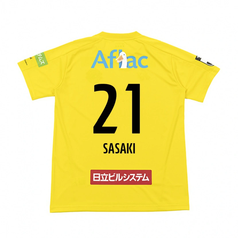 Danxen Heren Masato Sasaki #21 Zwart Geel Thuisshirt Thuistenue 2025/26 T-Shirt