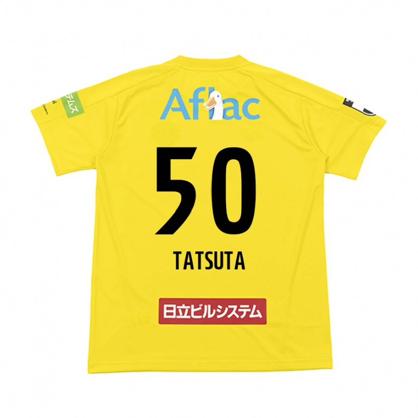 Danxen Heren Yugo Tatsuta #50 Zwart Geel Thuisshirt Thuistenue 2025/26 T-Shirt