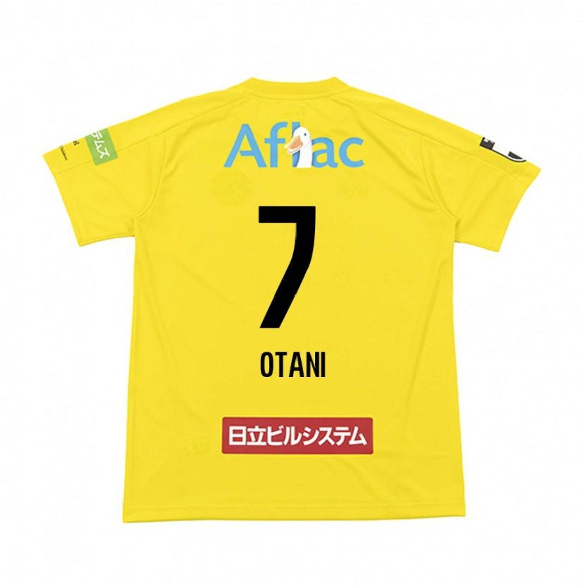 Danxen Heren Hidekazu Otani #7 Zwart Geel Thuisshirt Thuistenue 2025/26 T-Shirt